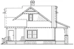 Arts & Crafts House Plan Rear Elevation - Silvercrest Craftsman Cabin Home 055D-0891 - Shop House Plans and More