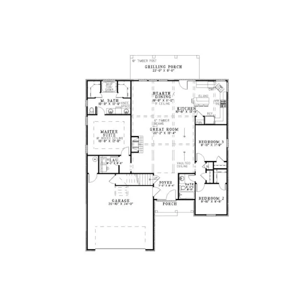 Traditional House Plan First Floor - Lieberose European Home 055D-0894 - Shop House Plans and More