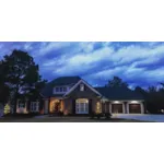 Ranch House Plan Front of Home - Francine Place Traditional Home 055D-0897 - Search House Plans and More