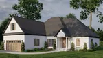Traditional House Plan Front Photo 01 - Elmwood Grove Ranch Home 055D-0898 - Search House Plans and More