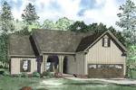 Country House Plan Front of Home - Elmore Place Rustic Ranch Home 055D-0900 - Search House Plans and More