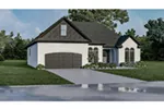 Traditional House Plan Front Photo 01 - Atteberry Traditional Ranch Home 055D-0902 - Search House Plans and More