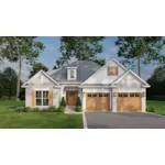 Traditional House Plan Front of Home - Walden Pond Craftsman Home 055D-0906 - Shop House Plans and More