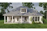 Traditional House Plan Rear Photo 01 - Walden Pond Craftsman Home 055D-0906 - Shop House Plans and More