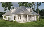 Traditional House Plan Rear Photo 03 - Walden Pond Craftsman Home 055D-0906 - Shop House Plans and More