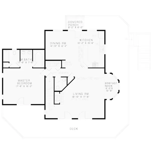 Vacation House Plan First Floor - 055D-0909 - Shop House Plans and More