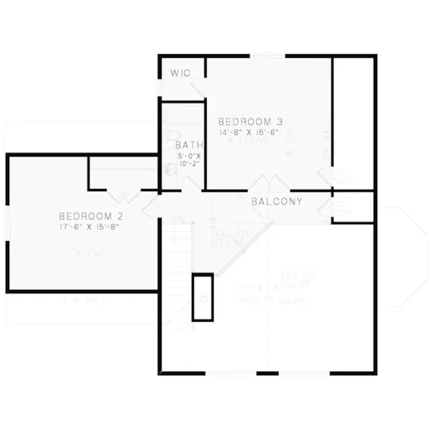 Vacation House Plan Second Floor - 055D-0909 - Shop House Plans and More