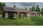 Luxury House Plan Rear Photo 04 - Macedonian Escape Ranch Home 055D-0932 - Shop House Plans and More