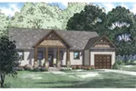 Arts & Crafts House Plan Front of House 055D-0933