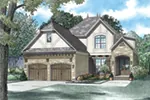 Country French House Plan Front of House 055D-0938