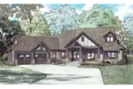 European House Plan Front Image - Blueridge Overlook Rustic Home 055D-0940 - Search House Plans and More