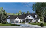 Vacation House Plan Front Photo 04 - Blueridge Overlook Rustic Home 055D-0940 - Search House Plans and More