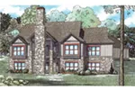 Arts & Crafts House Plan Color Image of House - Blueridge Overlook Rustic Home 055D-0940 - Search House Plans and More