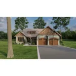 Rustic House Plan Front of House 055D-0953