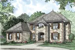 Luxury House Plan Front of Home - Agnes Hill Luxury Home 055D-0956 - Search House Plans and More