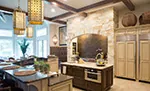 Southern House Plan Kitchen Photo 01 - Carminda Luxury European Home 055D-0957 - Search House Plans and More