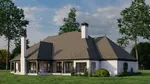 Luxury House Plan Rear Photo 01 - Wilmer Valley Luxury Home 055D-0958 - Shop House Plans and More