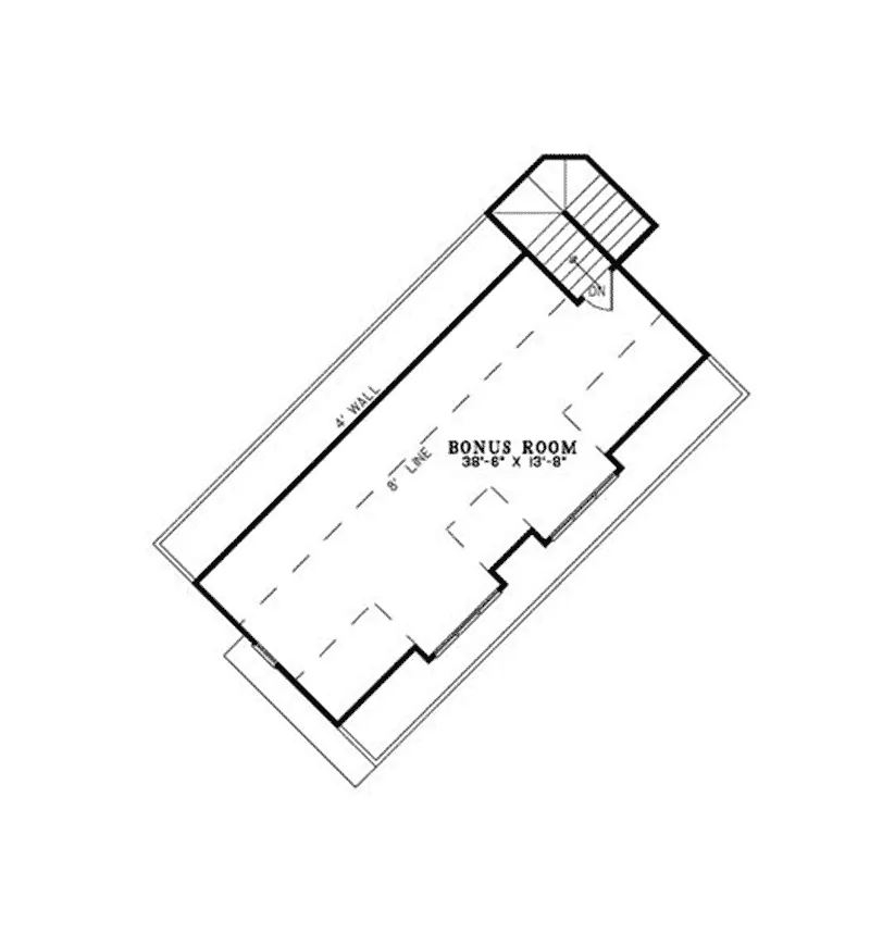 Mountain House Plan Bonus Room - Mayshire European Home 055D-0961 - Shop House Plans and More