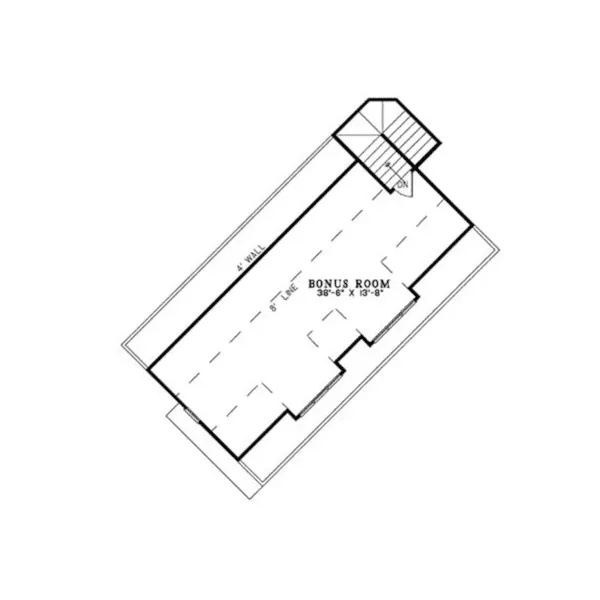 Mountain House Plan Bonus Room - Mayshire European Home 055D-0961 - Shop House Plans and More