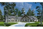 Traditional House Plan Front of Home - Mt. Mickley Craftsman Home 055D-0973 - Shop House Plans and More