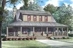 Lowcountry House Plan Front of Home - Logan Camp Country Home 055D-0979 - Shop House Plans and More