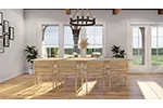 Traditional House Plan Dining Room Photo 01 - Lonigro European Ranch Home 055D-0980 - Shop House Plans and More