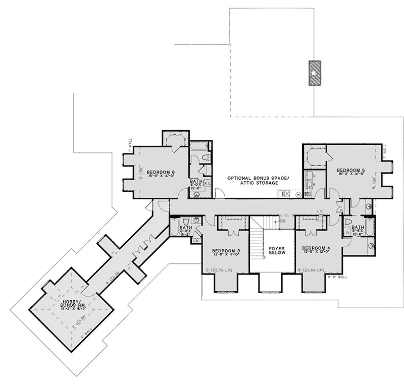 Luxury House Plan Second Floor - Glengarrie Luxury Home 055D-0983 - Search House Plans and More