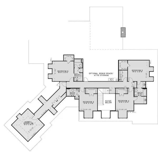 Luxury House Plan Second Floor - Glengarrie Luxury Home 055D-0983 - Search House Plans and More