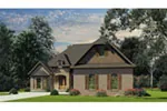 Southern House Plan Front of Home - Kirchoff European Home 055D-0984 - Search House Plans and More