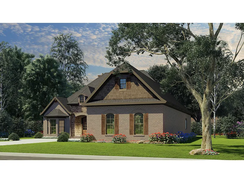 Southern House Plan Front Photo 02 - Kirchoff European Home 055D-0984 - Search House Plans and More