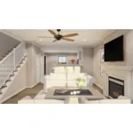 Great Room Photo 02 - Brown Point Duplex Home 055D-0986 - Search House Plans and More