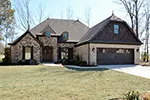 European House Plan Front of Home - Cornell Cliff European Home 055D-0988 - Search House Plans and More