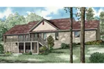 Lowcountry House Plan Rear Photo 01 - Fesser Farm Traditional Home 055D-0989 - Search House Plans and More