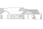 Traditional House Plan Rear Elevation - Eagle Cove Luxury Home 055D-0991 - Search House Plans and More