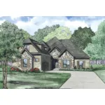 Luxury House Plan Front of Home - Riley River European Home 055D-0994 - Shop House Plans and More