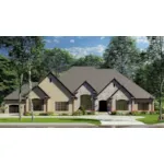 Traditional House Plan Front of Home - Savanna Place Luxury Home 055D-0996 - Shop House Plans and More