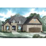 European House Plan Front Image - Kingsbury Hill European Home 055D-1000 - Search House Plans and More