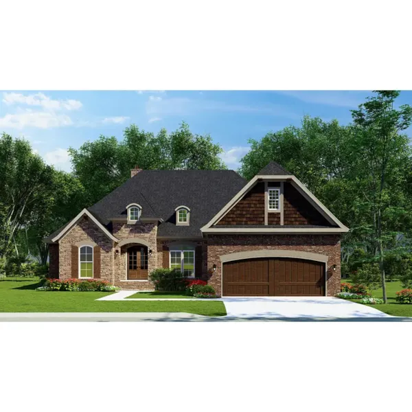 European House Plan Front Photo 02 - Kingsbury Hill European Home 055D-1000 - Search House Plans and More