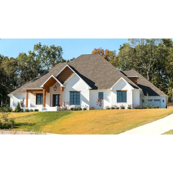 Ranch House Plan Front Photo 02 - Cheswick Hill Rustic Ranch Home 055D-1004 - Search House Plans and More