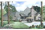 Southern House Plan Color Image of House - Grandel Knoll Luxury Home 055D-1006 - Search House Plans and More