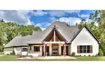 Rustic House Plan Rear Photo 01 - Grandel Knoll Luxury Home 055D-1006 - Search House Plans and More