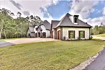 Southern House Plan Side View Photo 01 - Grandel Knoll Luxury Home 055D-1006 - Search House Plans and More