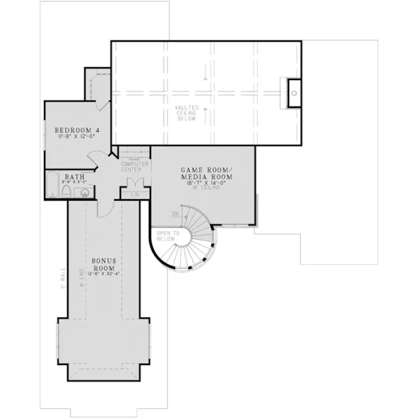 Traditional House Plan Second Floor - Leighton Hollow Luxury Home 055D-1007 - Shop House Plans and More