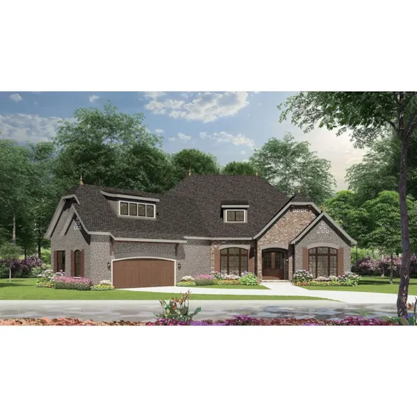 European House Plan Front Photo 01 - Orlena European Home 055D-1009 - Shop House Plans and More