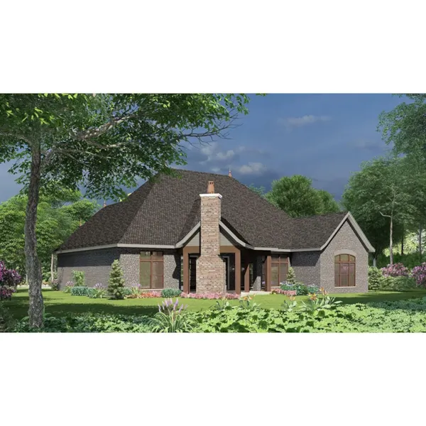 European House Plan Rear Photo 01 - Orlena European Home 055D-1009 - Shop House Plans and More