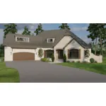 European House Plan Front of Home - Penny Hollow Rustic Home 055D-1010 - Shop House Plans and More