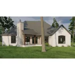 European House Plan Rear Photo 01 - Penny Hollow Rustic Home 055D-1010 - Shop House Plans and More