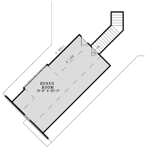 Country French House Plan Second Floor - Peper Country Home 055D-1011 - Shop House Plans and More