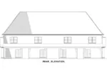 Country French House Plan Rear Photo 01 - Rock Harbor Multi-Family Home 055D-1012 - Shop House Plans and More