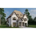 European House Plan Front Photo 01 - Mockingbird Hill Duplex Home 055D-1013 - Shop House Plans and More